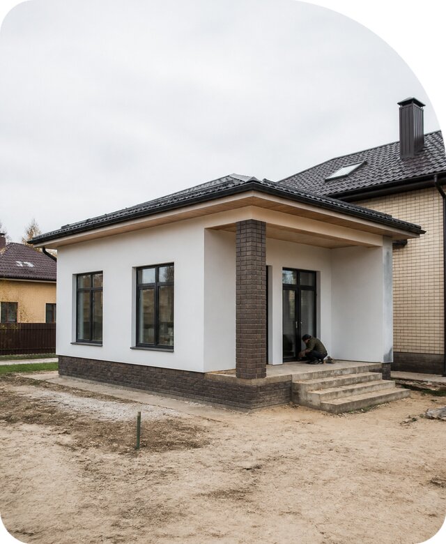 Строительство одноэтажной пристройки в Кисловодске от 481230 р. | РадиДОМА-Ксл